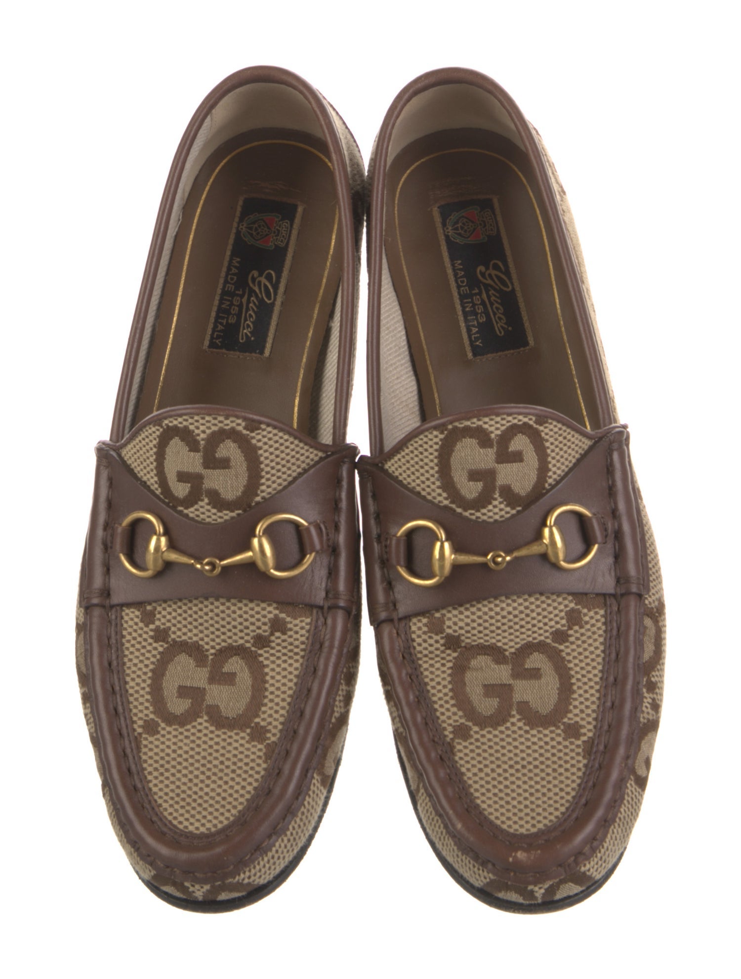 Gucci GG Canvas Canvas Loafers